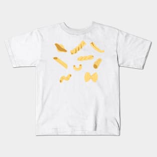 Pasta Shapes Kids T-Shirt